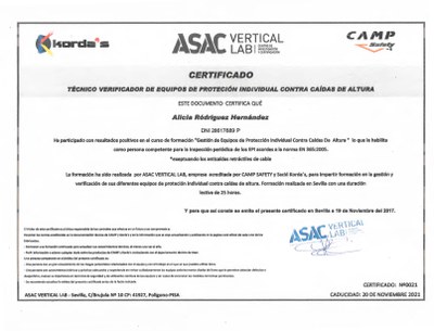 certificado